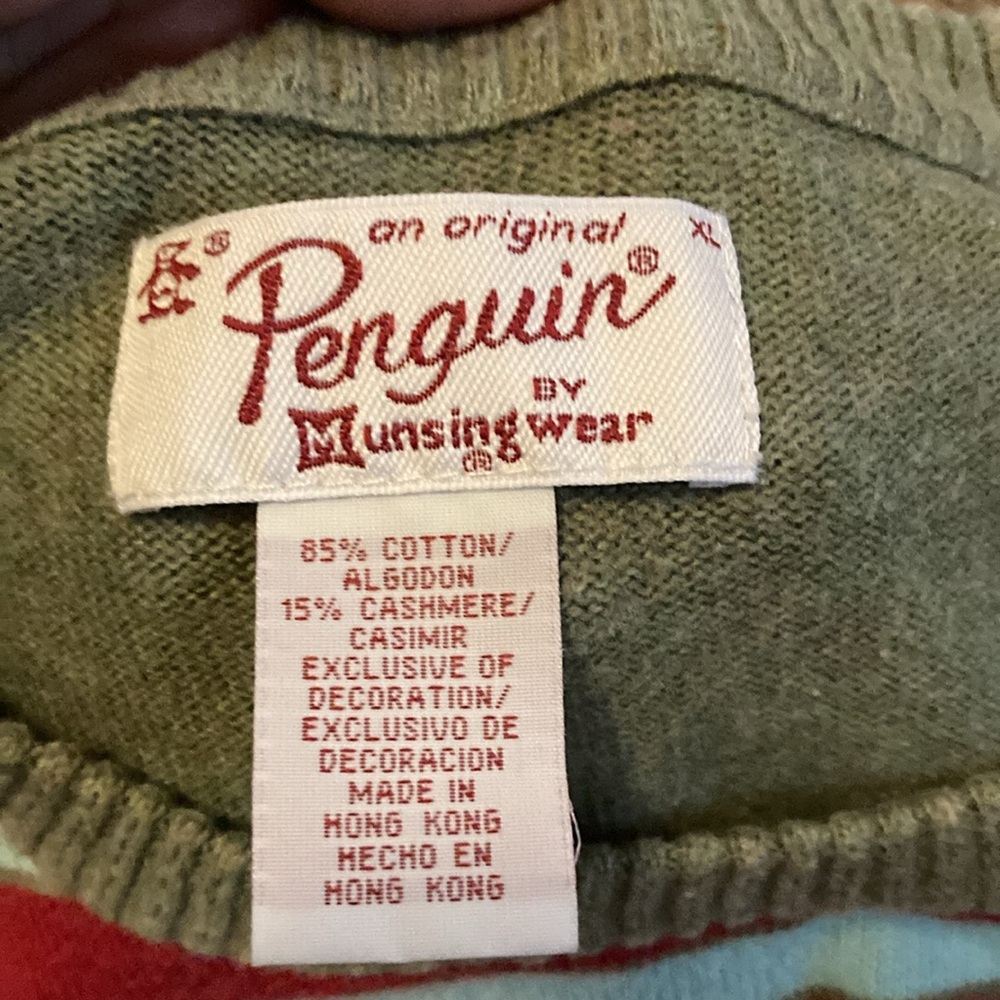 Penguin vintage thin sweater comfy cozy baby - Picture 3 of 5